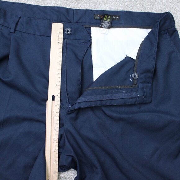 Greg Norman Short Mens 40 Blue Golf Pleated 100% Polyester Athleisure Athletic - Picture 7 of 11